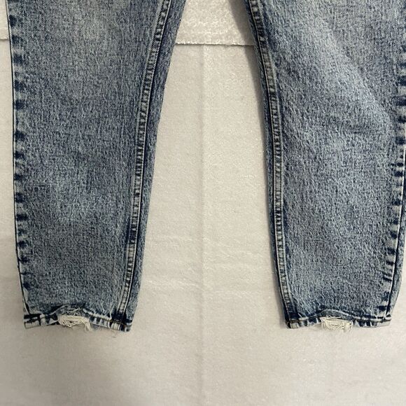 Abercrombie & Fitch A&F THE MOM HIGH RISE Size 25/0 Blue Stonewash CURVE LOVE - Picture 4 of 9